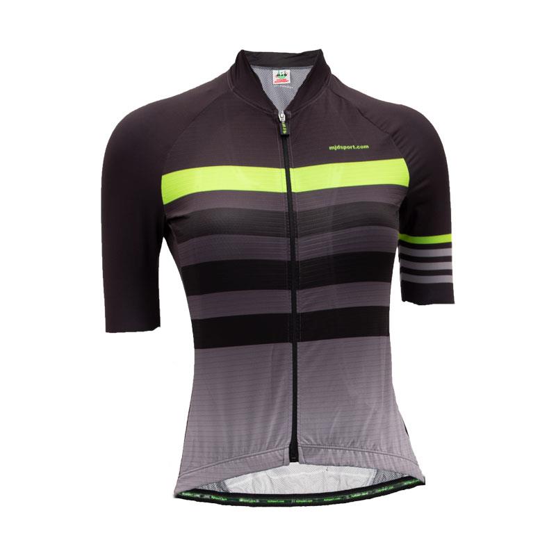 Maillot de ciclismo para mujer Green Stripes