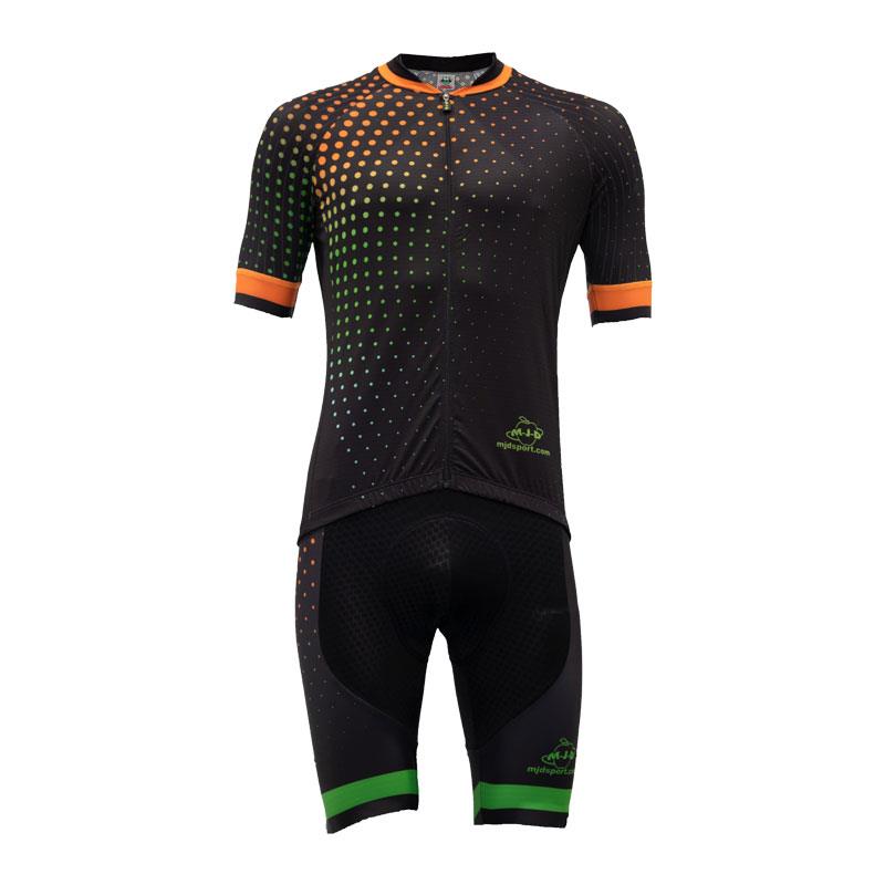 Maillot y Culotte de ciclismo para hombre Pro Team Grip Orange