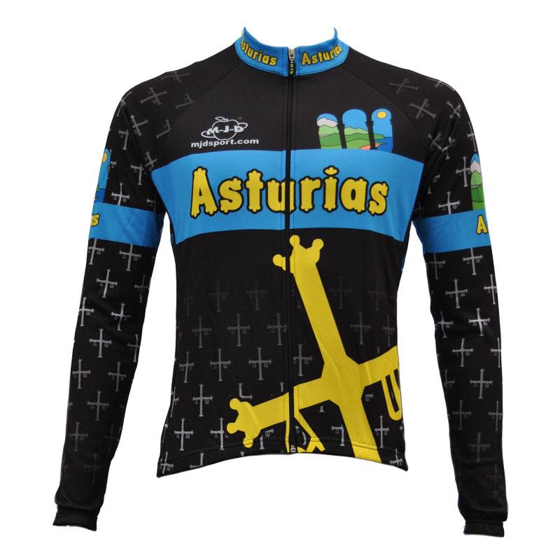 Maillot largo de ciclismo para hombre MJD Asturias