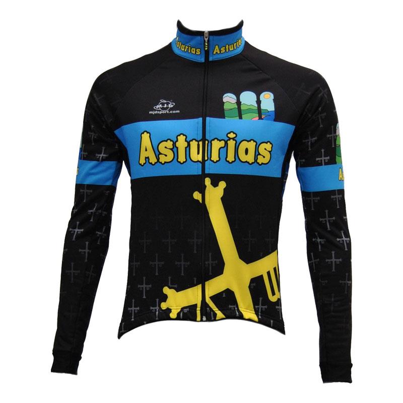 Chaqueta paravientos de ciclismo para hombre MJD Asturias