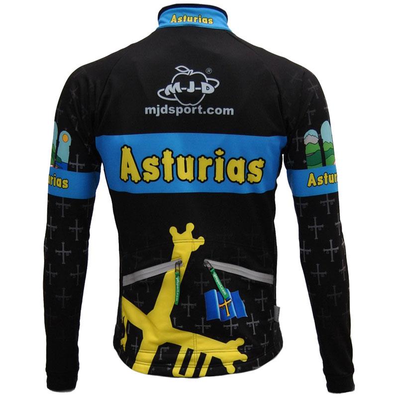Chaqueta paravientos de ciclismo para hombre MJD Asturias