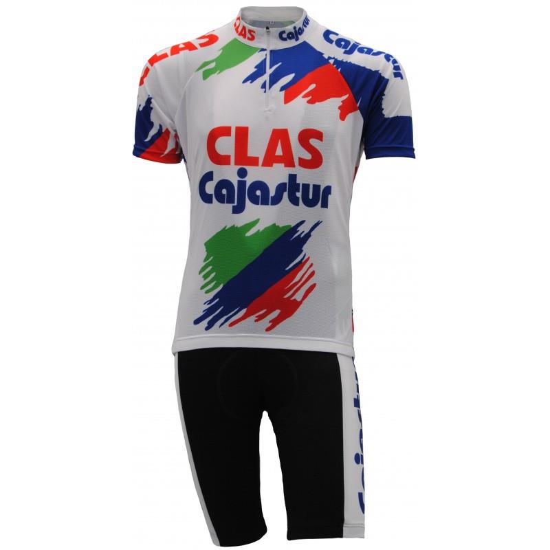 Maillot de ciclismo del equipo CLAS Cajastur