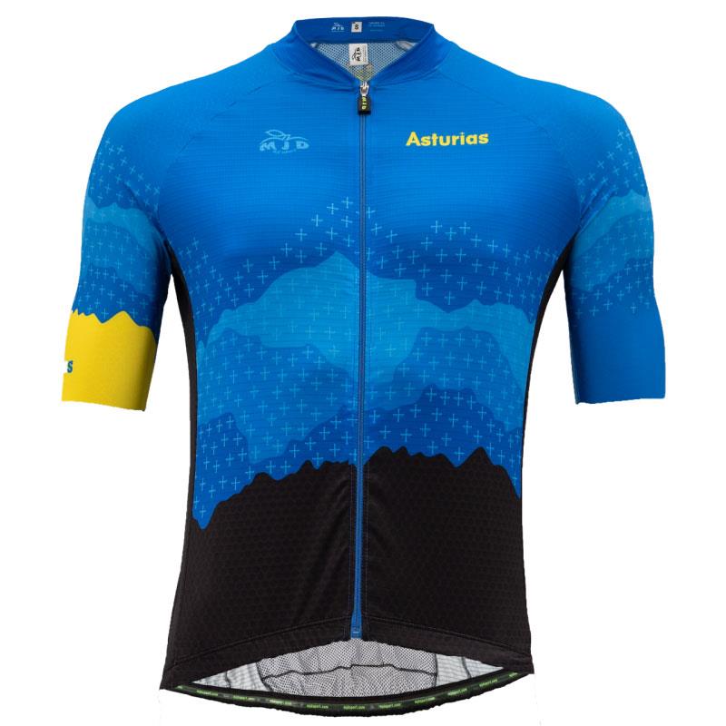 Maillot de ciclismo de Hombre Colección Asturias frontal