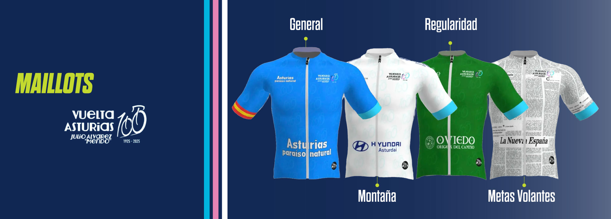 Maillots de la Vuelta a Asturias en MJD Sport